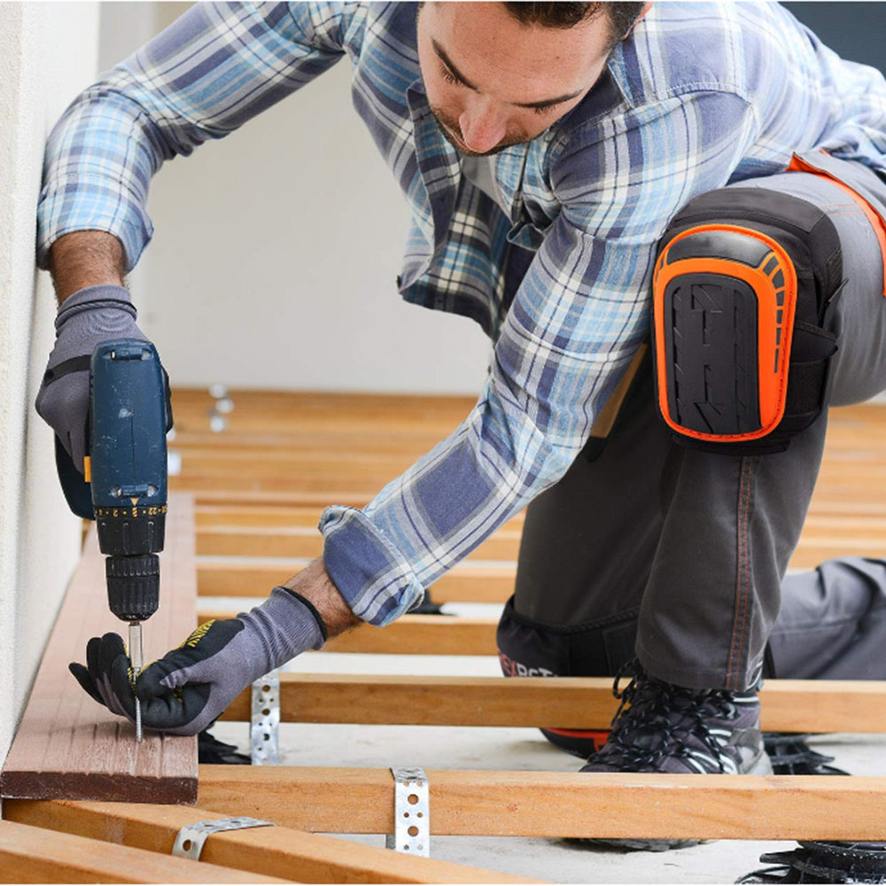 Work Knee Pads Heavy Duty Knee Insert Foam Pads with Silicone Gel Padding S