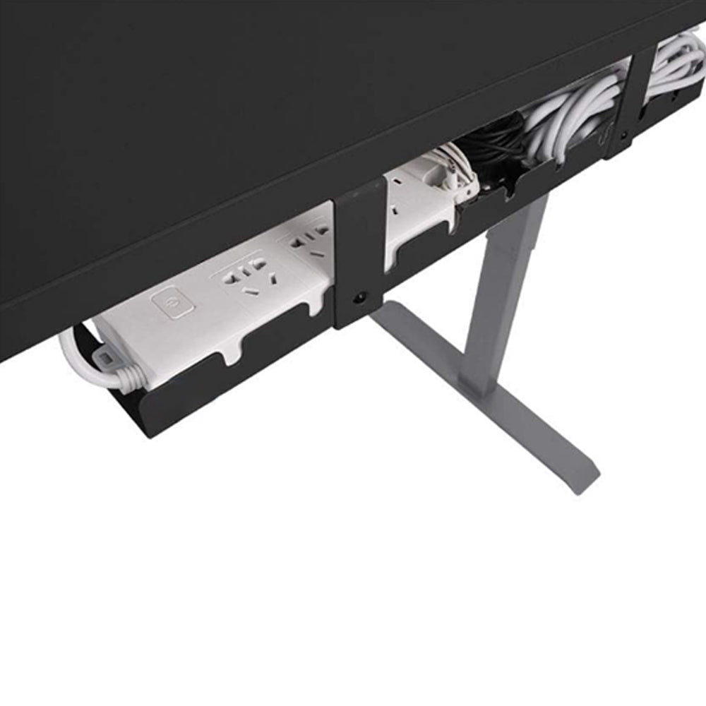 Under Desk Cable Management Tray Cord Wire Organizer Cable Storage Basket Black