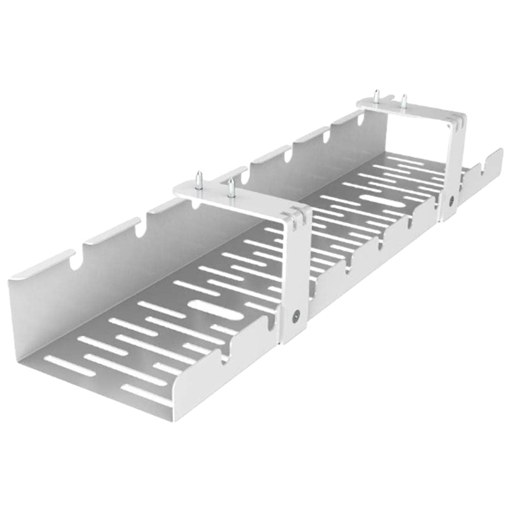Under Desk Cable Management Tray Cord Wire Organizer Cable Storage Basket White