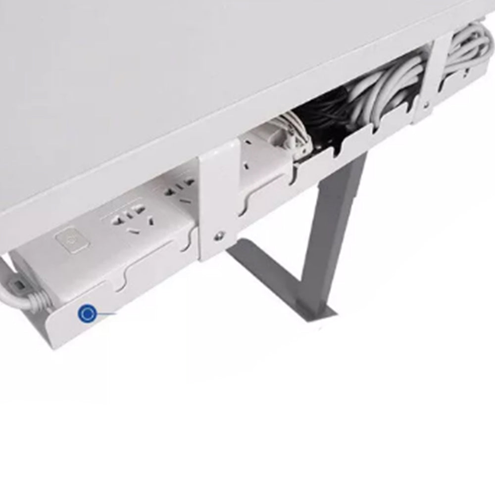 Under Desk Cable Management Tray Cord Wire Organizer Cable Storage Basket White