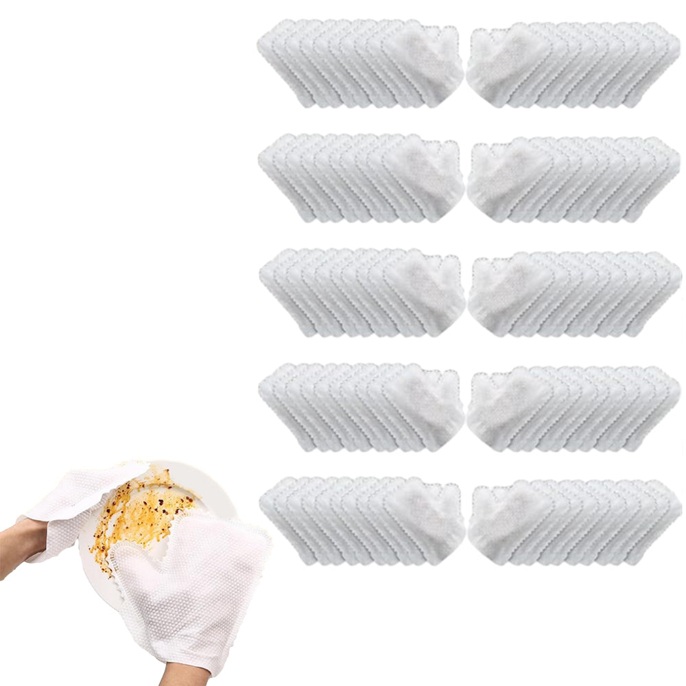 100Pcs Multi-Purpose Washable Dusting Gloves Reusable Home Cleaning Gloves