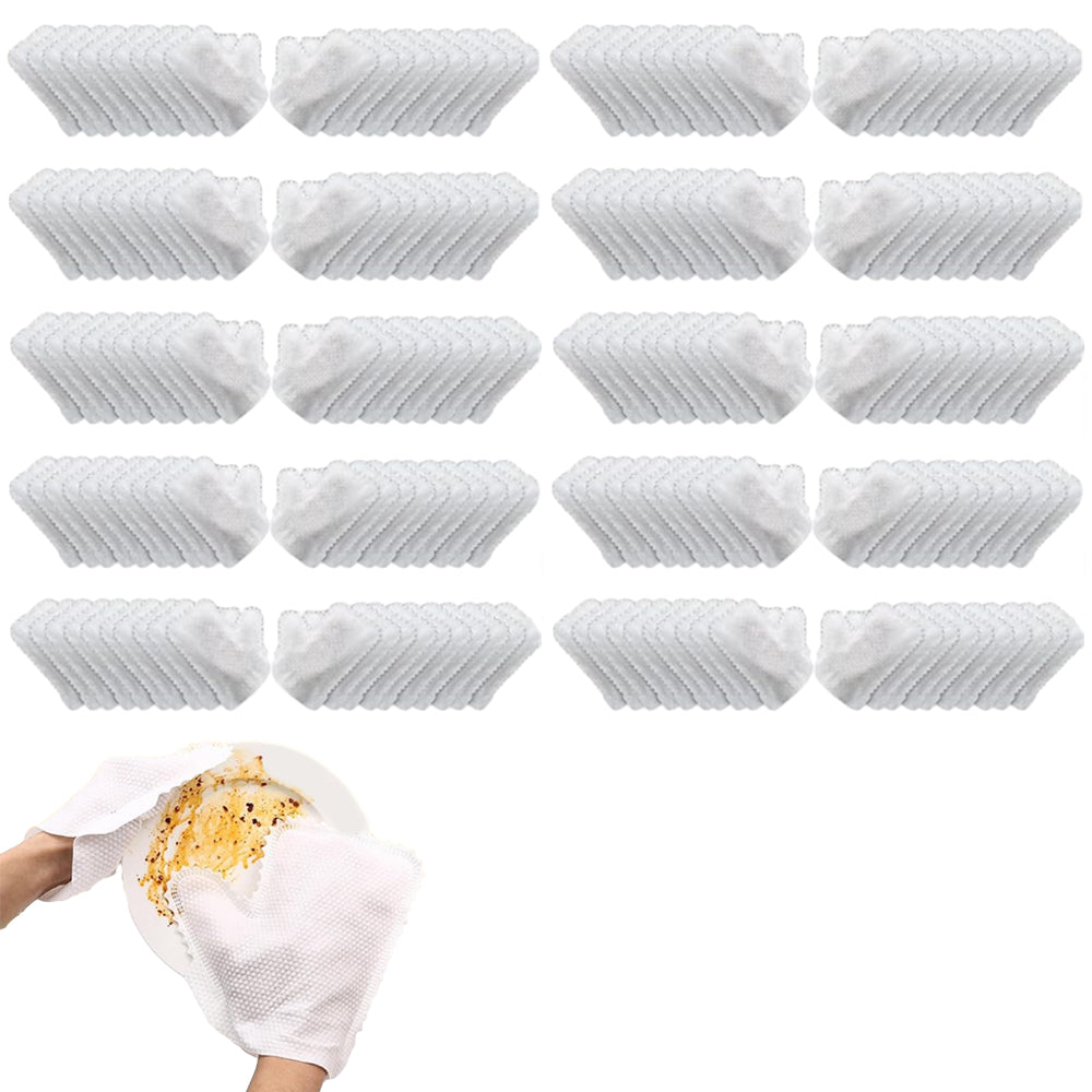 200Pcs Multi-Purpose Washable Dusting Gloves Reusable Home Cleaning Gloves