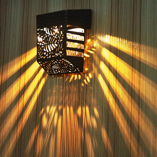 8Pcs Solar Fence Lights Outdoor Garden Wall Lights Patio Deck Lamp - Style 2