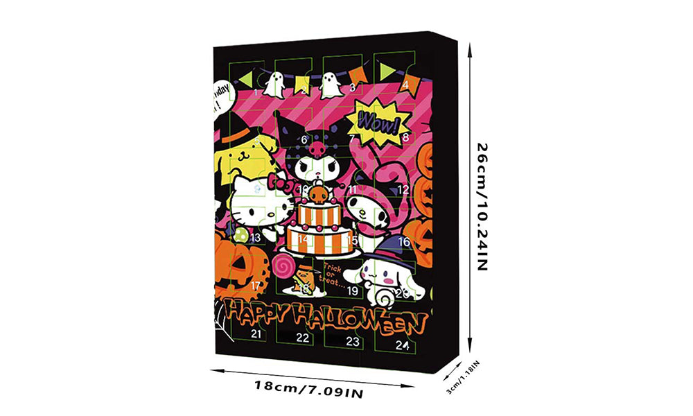 24-Day Countdown Advent Calendar Cartoon Theme Blind Box