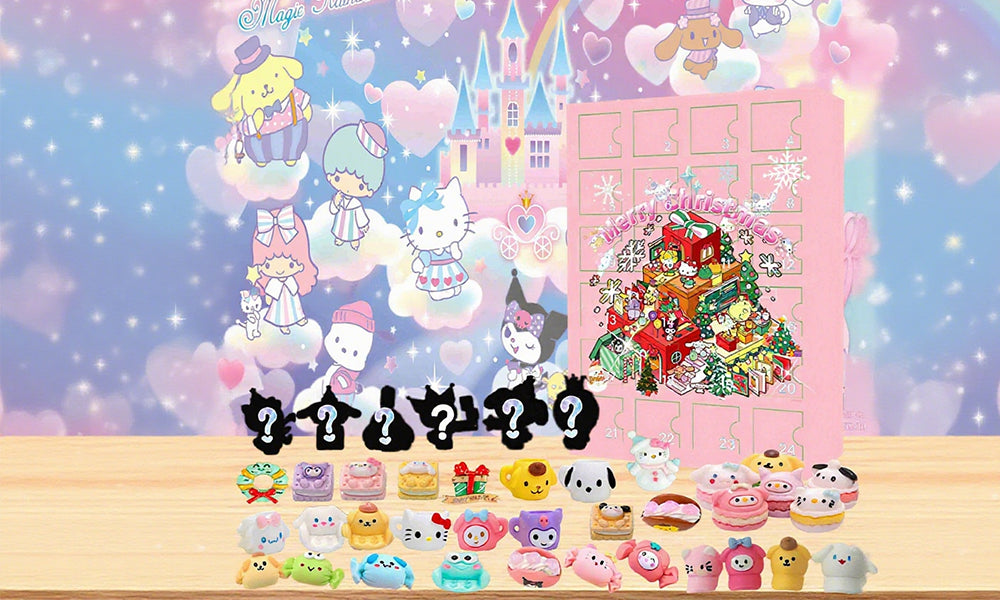 24-Day Countdown Advent Calendar Cartoon Theme Blind Box