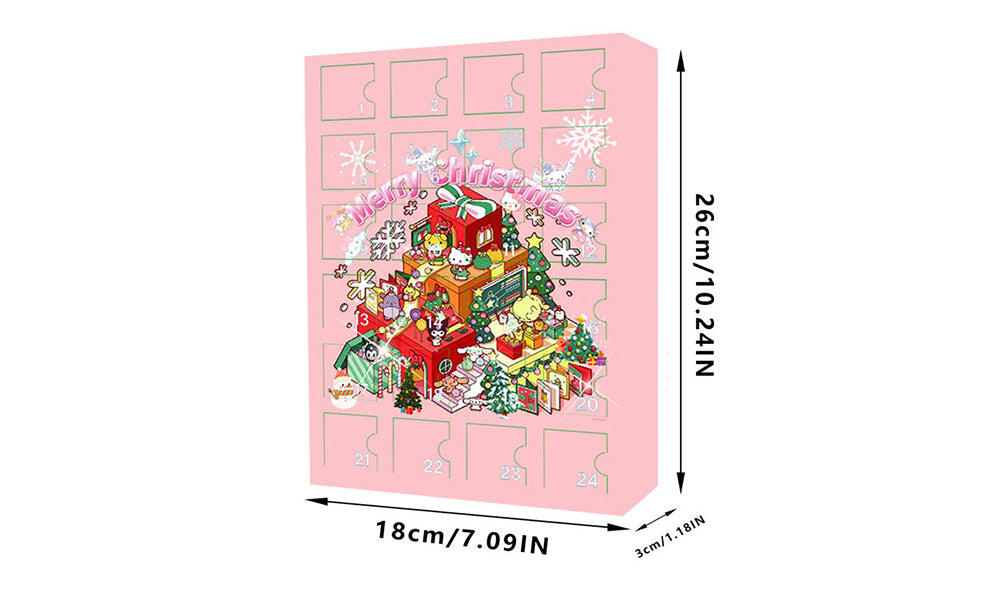 24-Day Countdown Advent Calendar Cartoon Theme Blind Box