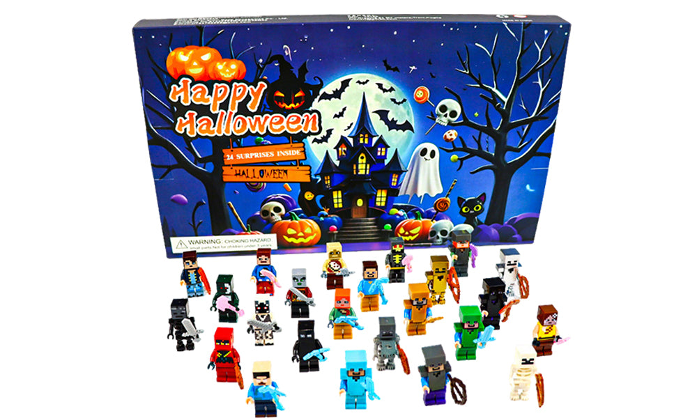 24-Day Halloween Advent Calendar Cartoon Theme Countdown Blind Box