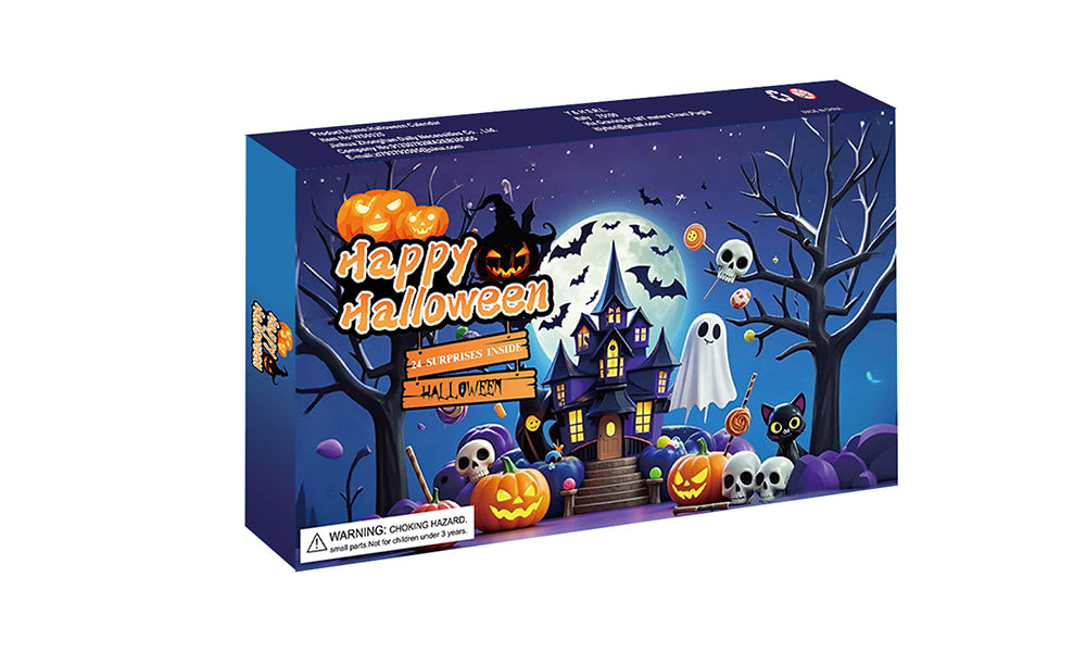 24-Day Halloween Advent Calendar Cartoon Theme Countdown Blind Box