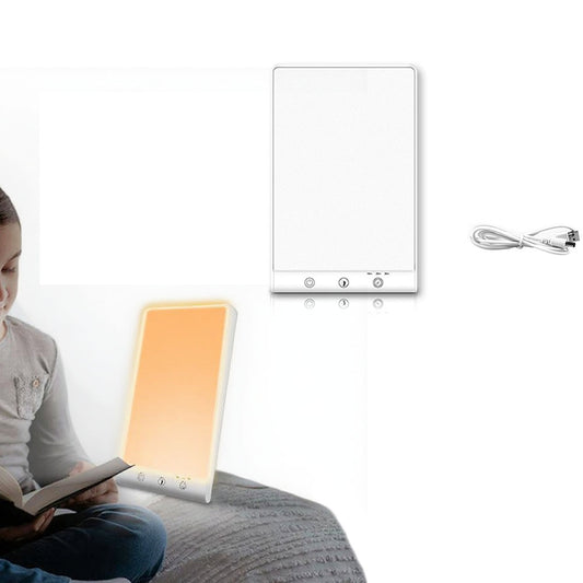 Touch Control SAD Light Dual Color Adjustable USB Powered Lamp for Home and Bedroom Use