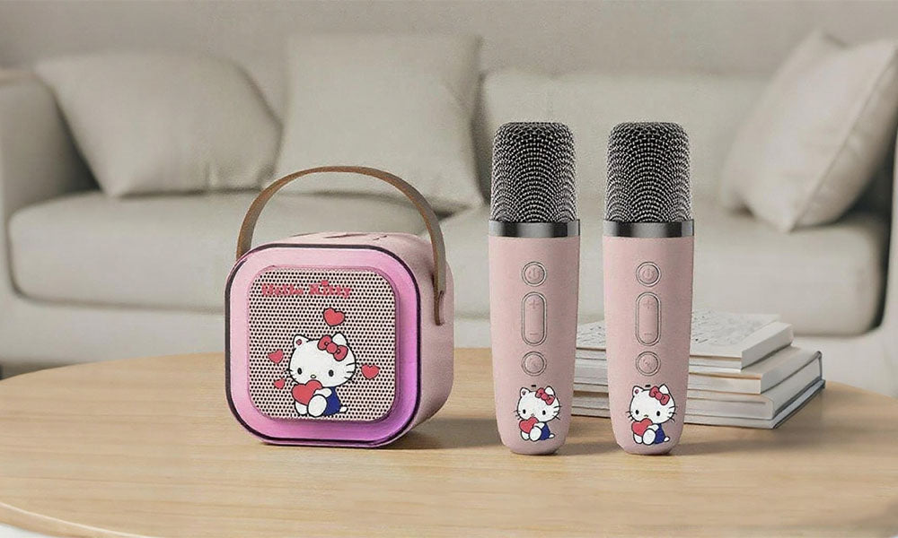 Wireless Bluetooth Karaoke Machine with Microphone Home KTV Singing Toy