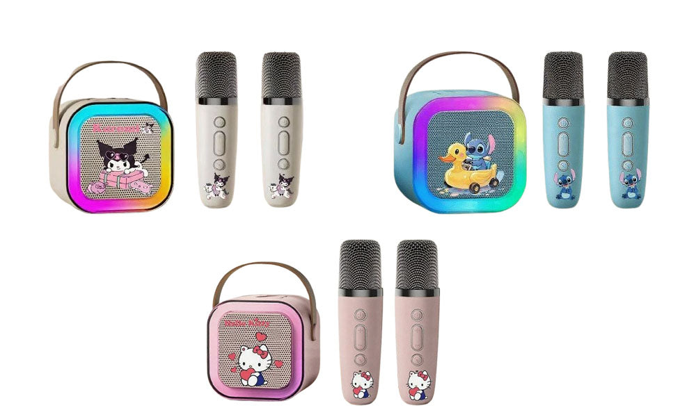 Wireless Bluetooth Karaoke Machine with Microphone Home KTV Singing Toy