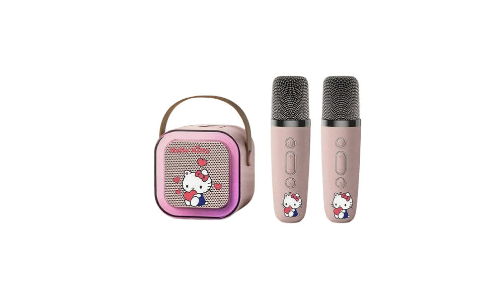 Wireless Bluetooth Karaoke Machine with Microphone Home KTV Singing Toy