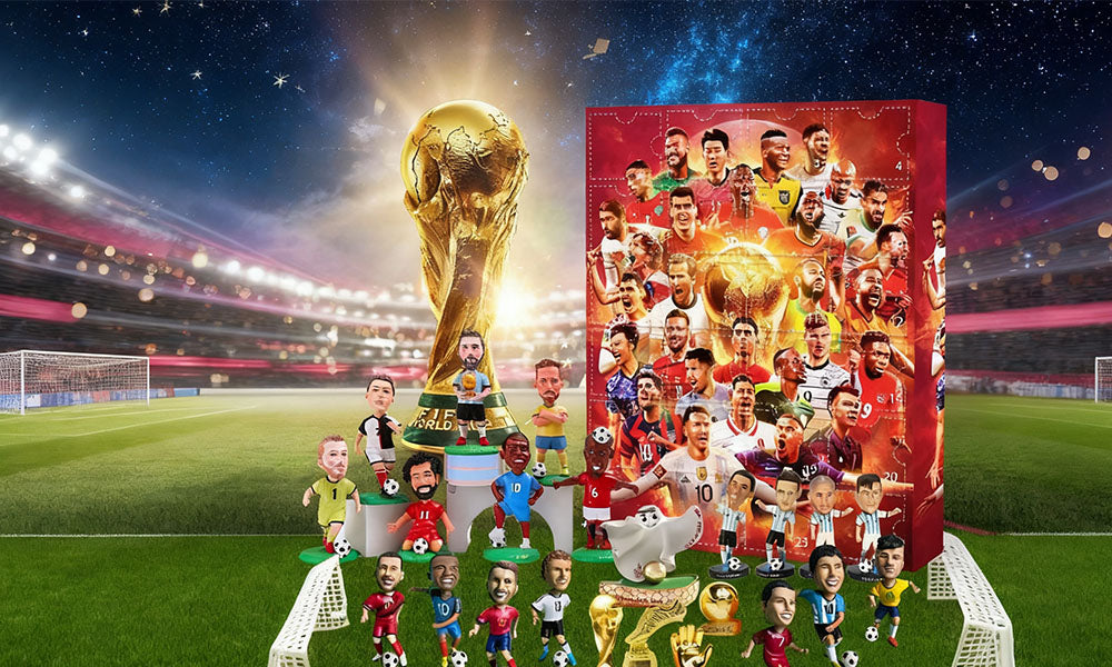 Football Advent Calendar with Mini Figures – Christmas Countdown Gift Set for Boys