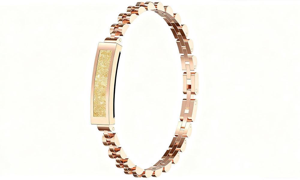 Elegant Women’s Smart Bracelet with Heart Rate Sleep & Stress Monitoring