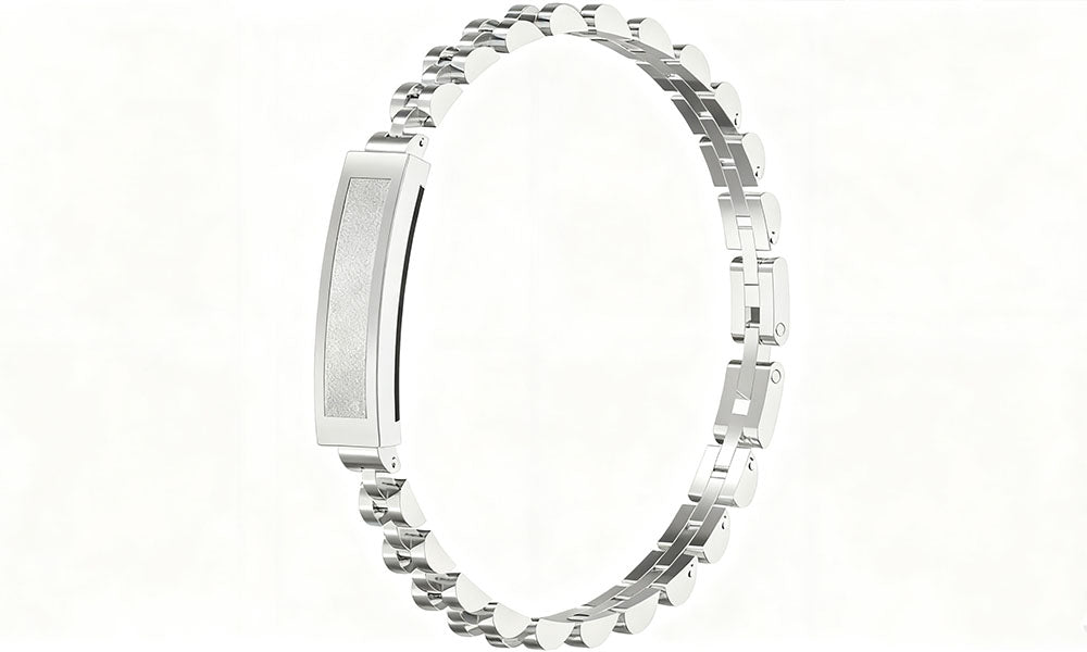 Elegant Women’s Smart Bracelet with Heart Rate Sleep & Stress Monitoring