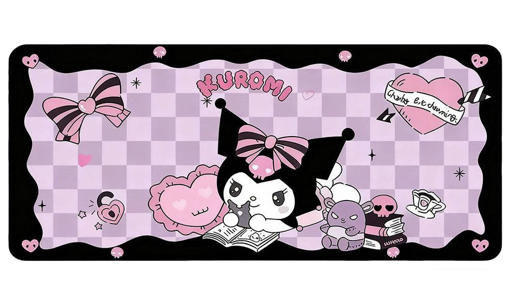 Large Cartoon Desk Mat for Office and Gaming