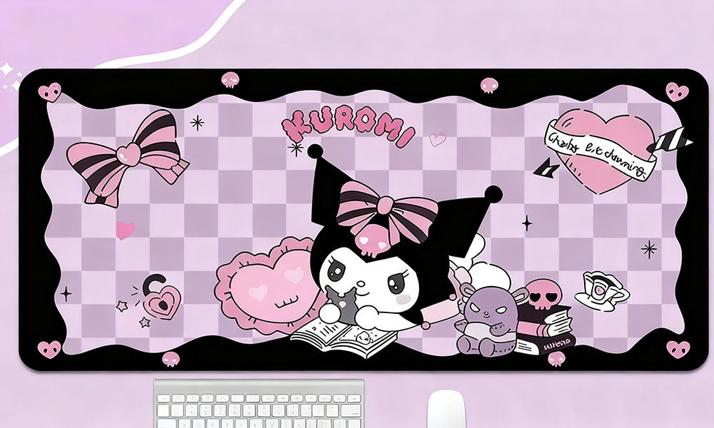 Large Cartoon Desk Mat for Office and Gaming