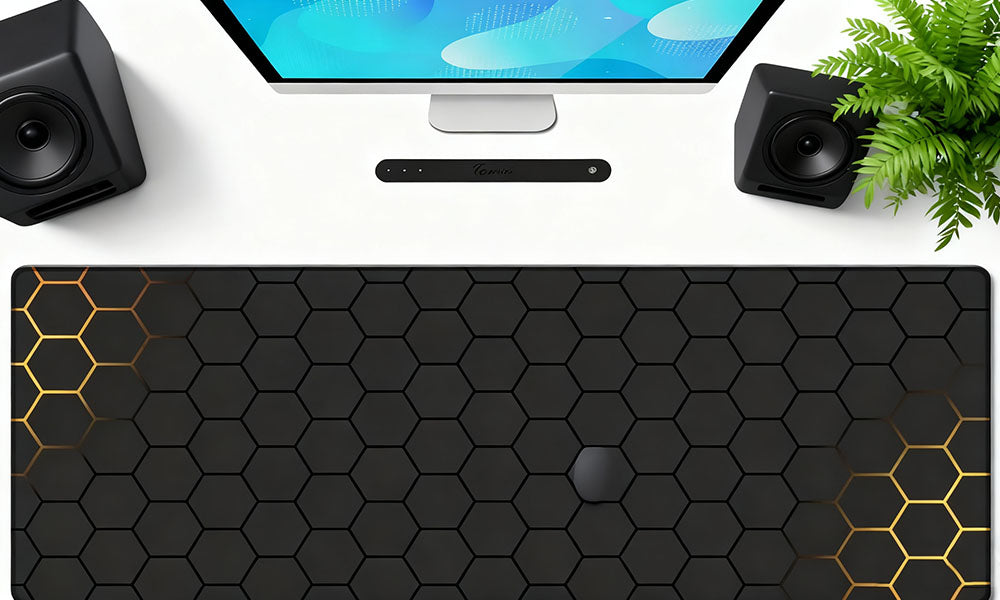 Large Cartoon Desk Mat for Office and Gaming