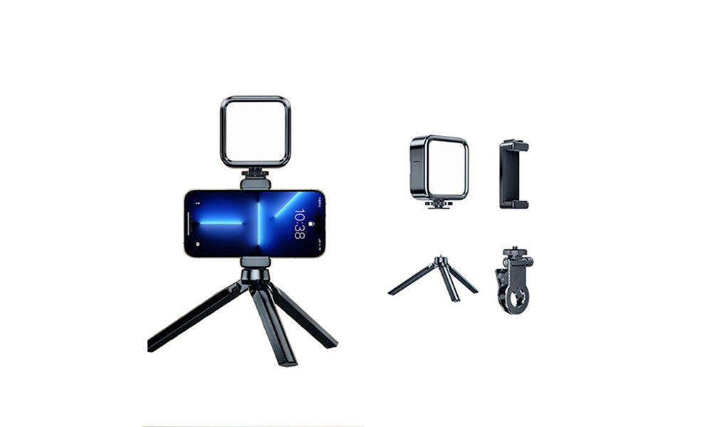 Mini RGB Video Fill Light Kit Adustable Fill Light for Vlog Photograph Live Stream