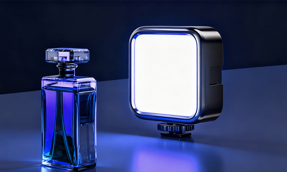 Mini RGB Video Fill Light Kit Adustable Fill Light for Vlog Photograph Live Stream