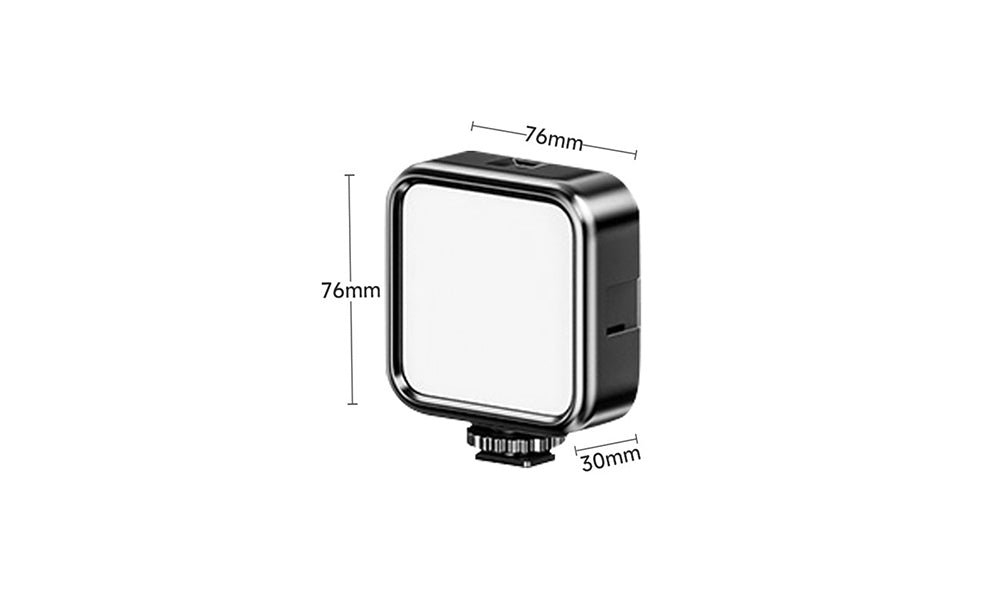 Mini RGB Video Fill Light Kit Adustable Fill Light for Vlog Photograph Live Stream