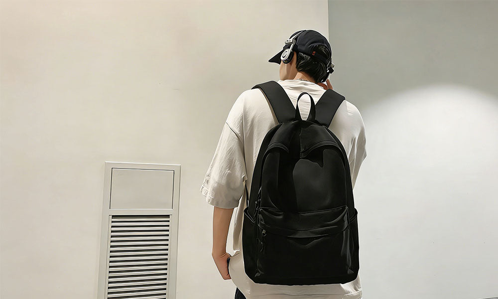 Large Capacity Men's Travel Backpack for School Work and Daily Use