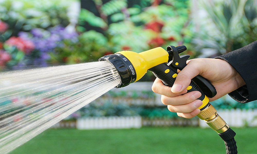 Plastic Garden Watering Spray Gun High-Pressure Spray Nozzle for Plants and Cleaning