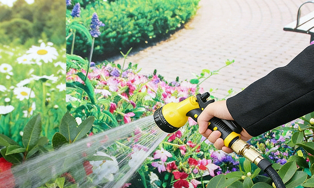 Plastic Garden Watering Spray Gun High-Pressure Spray Nozzle for Plants and Cleaning