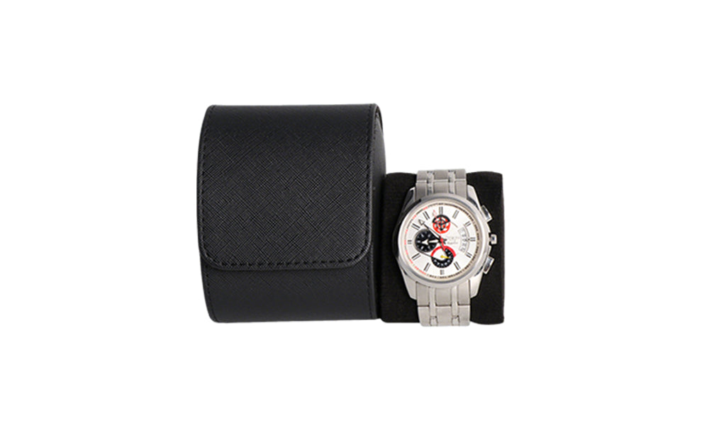 PU Leather Watch Roll Storage Case Portable Travel Watch Pouch