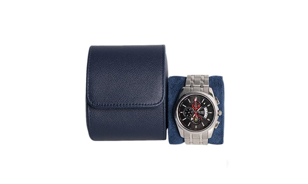 PU Leather Watch Roll Storage Case Portable Travel Watch Pouch