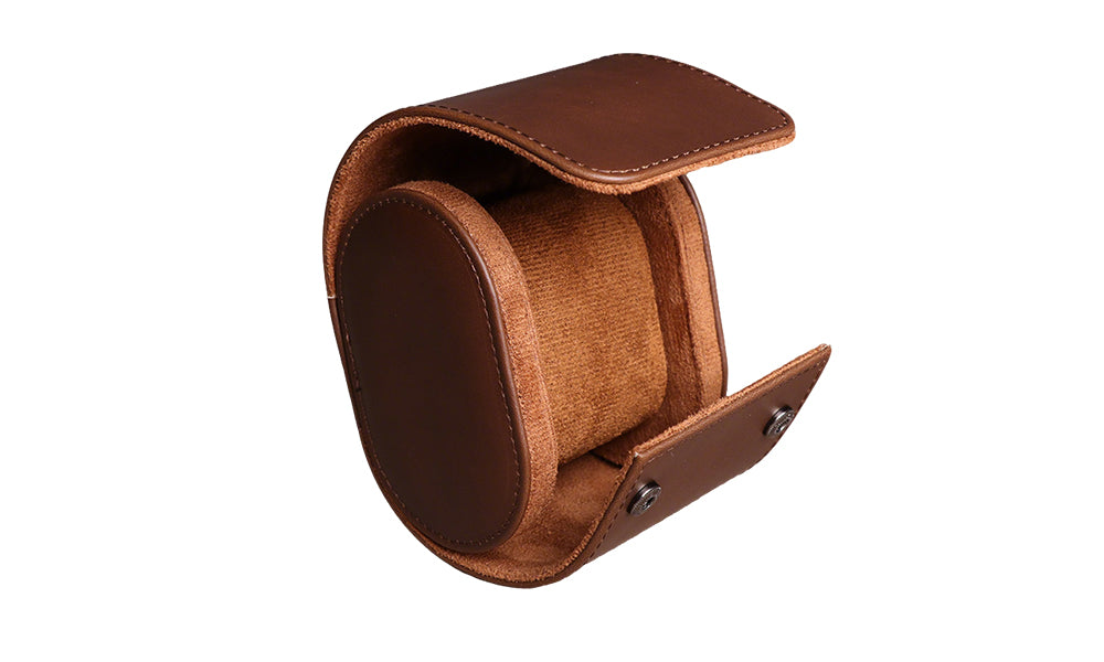 PU Leather Watch Roll Storage Case Portable Travel Watch Pouch