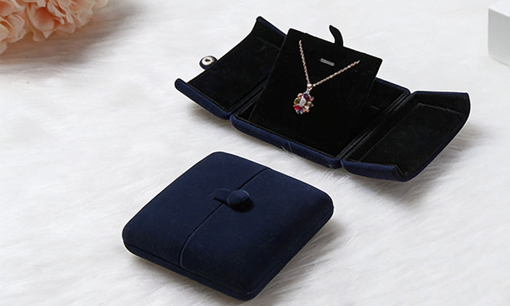 Velvet Jewelry Box Gift Box for Bracelets Necklaces