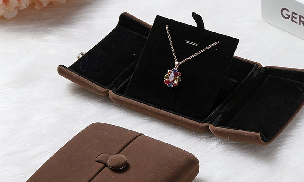 Velvet Jewelry Box Gift Box for Bracelets Necklaces