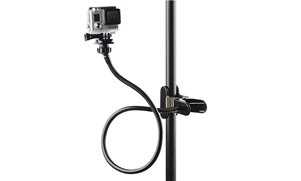 Flexible Gooseneck Mount Stand with Clamp for Camera and Webcam