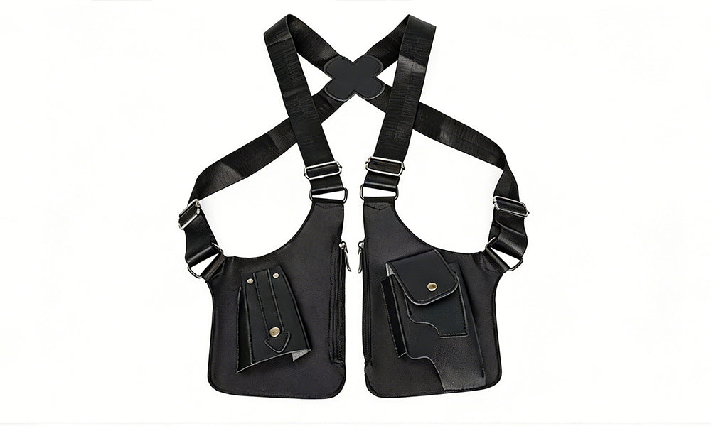 Anti-Theft Underarm Shoulder Bag Concealed Crossbody Chest Sling Bag