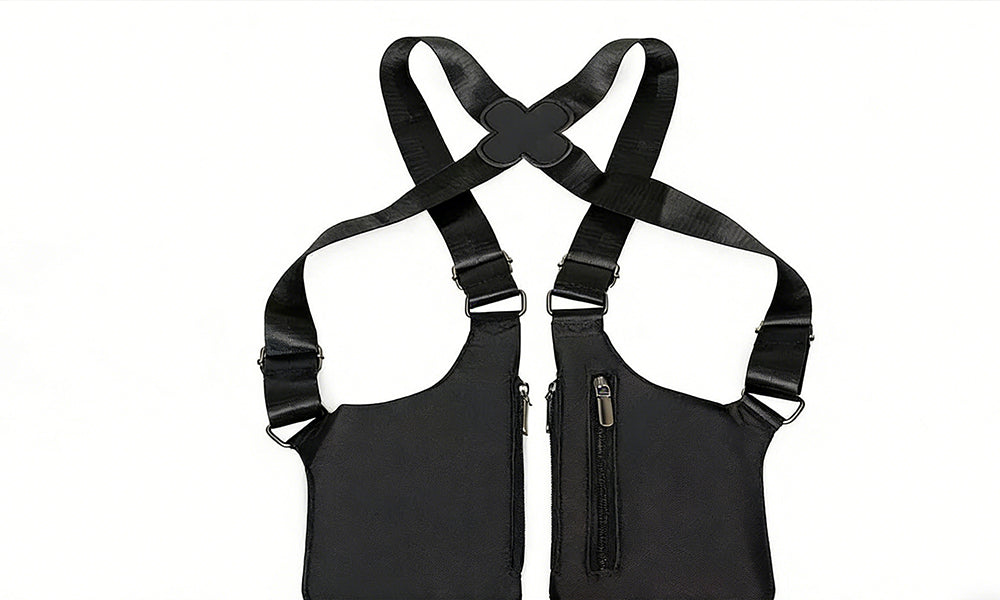 Anti-Theft Underarm Shoulder Bag Concealed Crossbody Chest Sling Bag