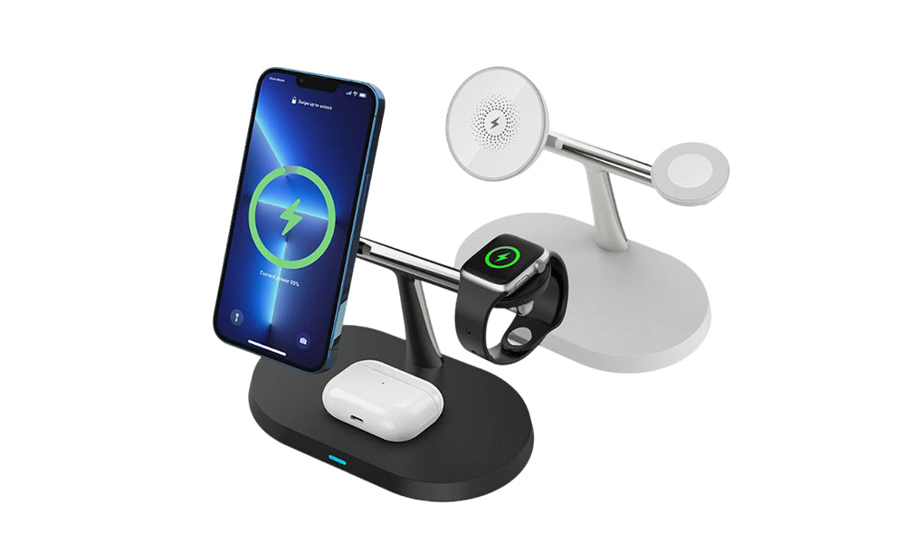 3 in 1 Magnetic Wireless Charging Station for iPhone Apple Watch and Earbuds