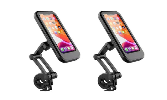 Waterproof Motorcycle Phone Mount Holder for Bike Scooter Handlebar
