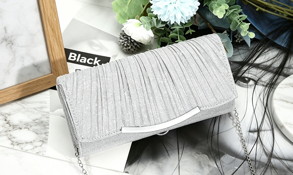 Evening Clutch Bag Glitter Handbag Purse for Women