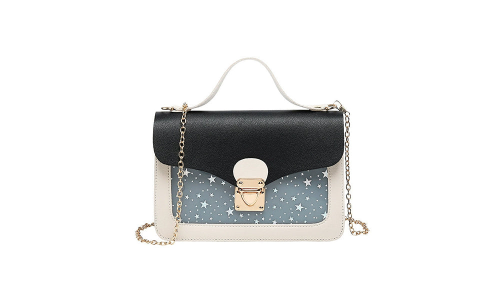Flip Lock Clasp Sequins Handbag Shoulder Crossbody Bag for Little Girl