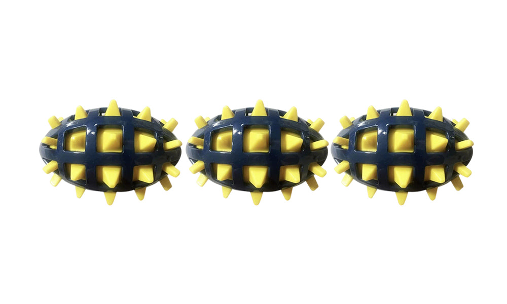 3Pcs Dog Chew Toys for Aggressive Chewers Squeaky TPR Pet Toys