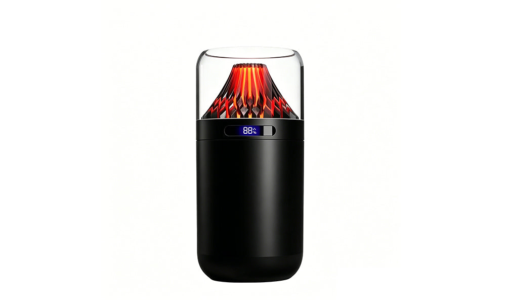 Volcano Humidifier Rechargeable Aroma Diffuser LED Night Light for Home Car