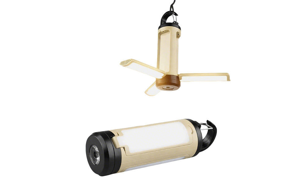 Rechargeable LED Camping Lantern Foldable Tent Light for Outdoor Emergency