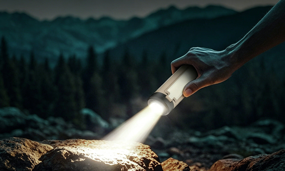 Rechargeable LED Camping Lantern Foldable Tent Light for Outdoor Emergency