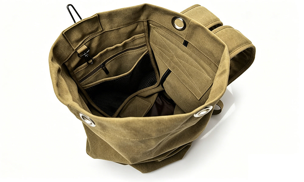 Large Capacity Canvas Backpack Men Travel Rucksack Laptop School Outdoor Bag