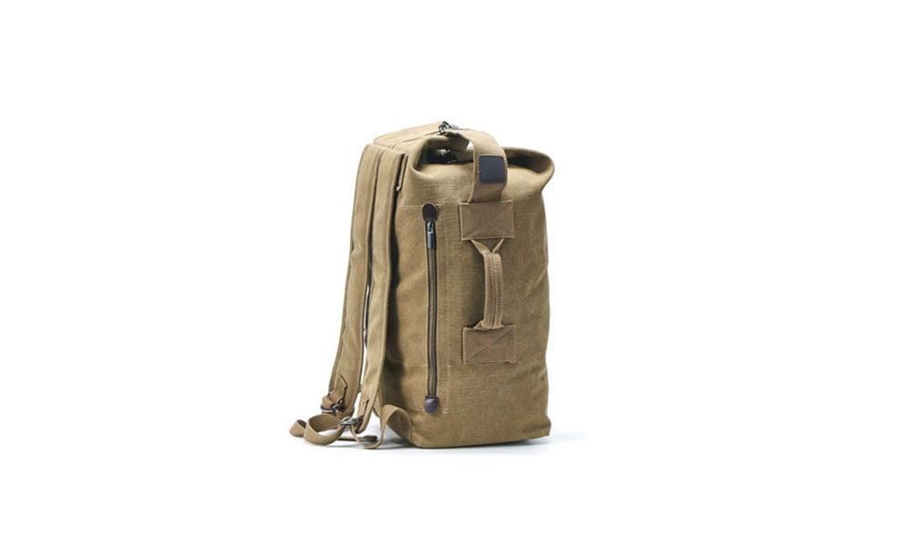 Large Capacity Canvas Backpack Men Travel Rucksack Laptop School Outdoor Bag