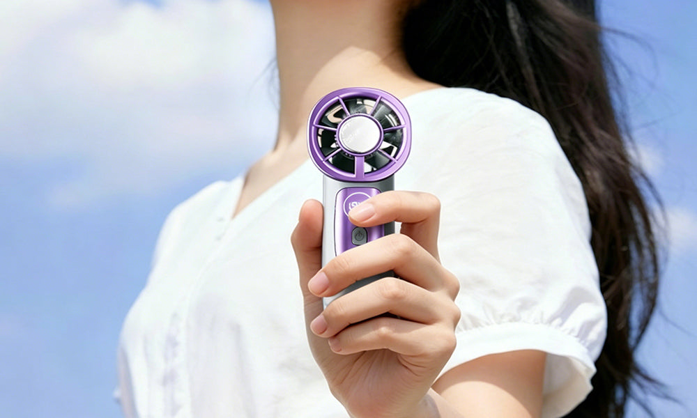 Portable Mini Clip Fan Rechargeable USB Cooling Fan with Hook Adjustable Wind Speed