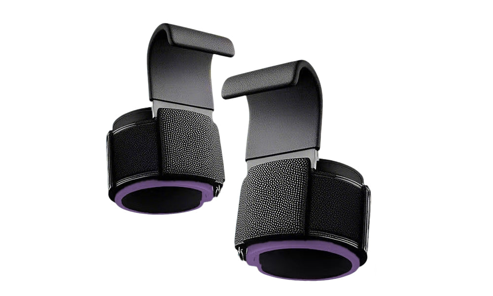 Weightlifting Hooks Gym Grip Straps Non Slip Wrist Support for Strength Training
