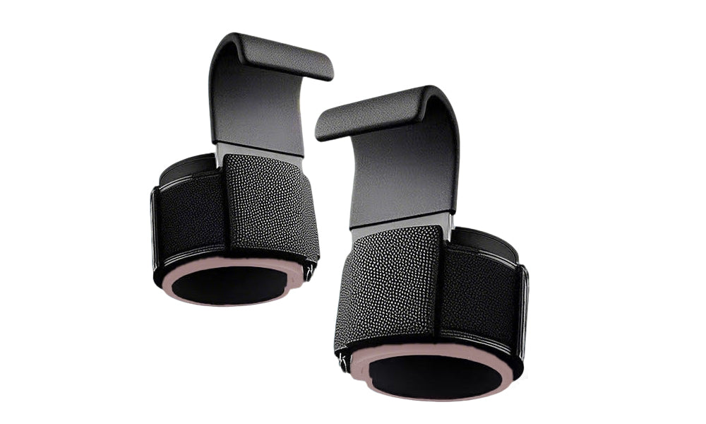 Weightlifting Hooks Gym Grip Straps Non Slip Wrist Support for Strength Training