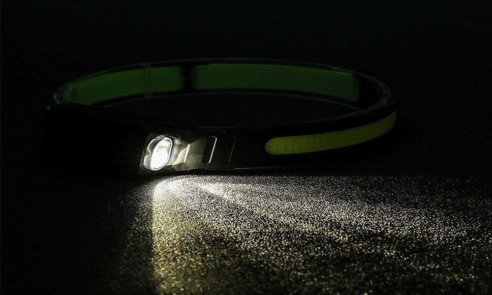 1/2PCS  Rechargeable COB LED Headlamp Motion Sensor Headlight for Outdoor Camping Running
